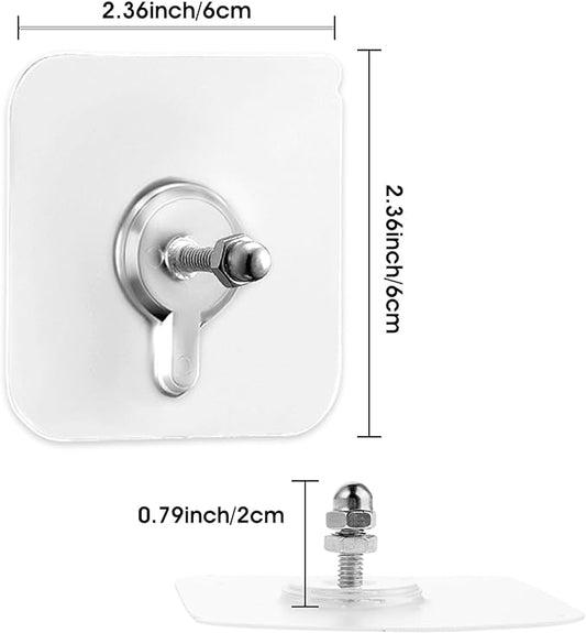 Screw Sticky Hooks (Pack of 10)